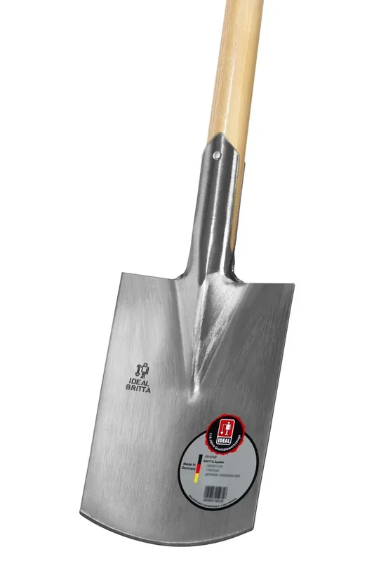 BRITTA-Spaten, Gärtner Form, Gr. 0, poliert, Eschen-T-Stiel 85 cm Schnäppchen
